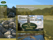 Tablet Screenshot of dm-land-rover-service.com